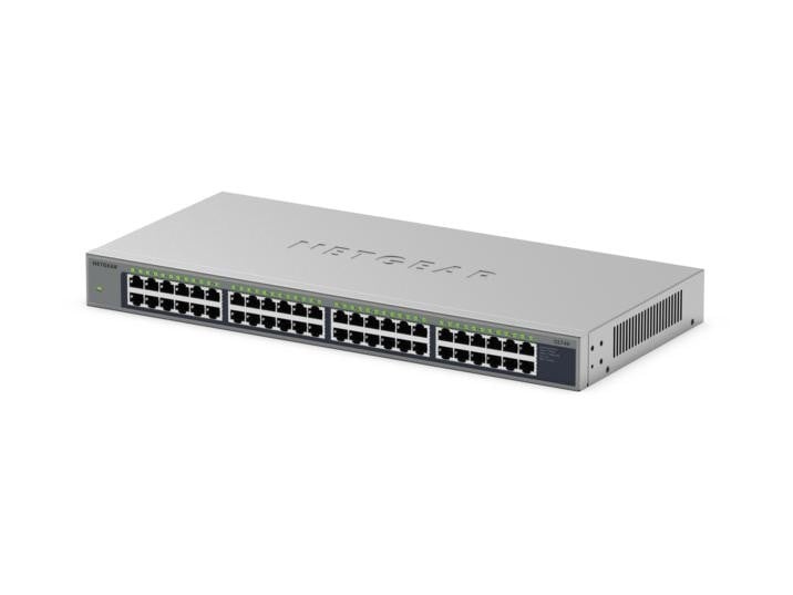NETGEAR NETGEAR GS748 Non gestito Gigabit Ethernet (10/100/1000) Grigio - RETI | TecnoCARE.net Sabaudia, Latina, Terracina, San Felice Circeo e Pontinia