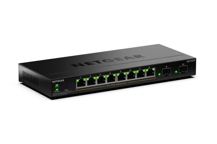 NETGEAR NETGEAR GS310TPv2 Gestito L2/L3 Gigabit Ethernet (10/100/1000) Supporto Power over Ethernet (PoE) Desktop Nero - RETI | TecnoCARE.net Sabaudia, Latina, Terracina, San Felice Circeo e Pontinia