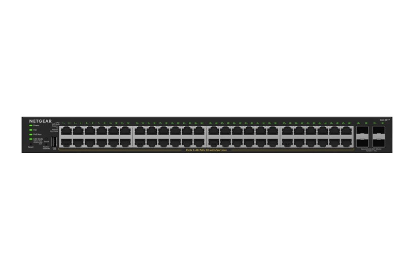 NETGEAR NETGEAR GS348TPv2 Gestito L2/L3 Gigabit Ethernet (10/100/1000) Supporto Power over Ethernet (PoE) 1U Nero - RETI | TecnoCARE.net Sabaudia, Latina, Terracina, San Felice Circeo e Pontinia