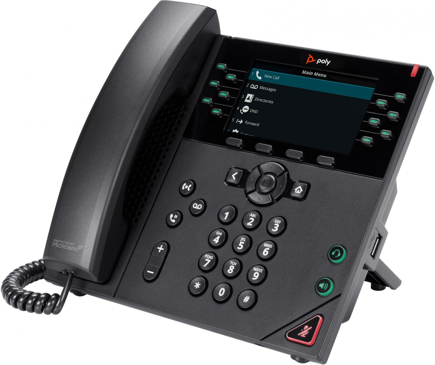 HP POLY HP Poly VVX 450 12-Line IP Phone and PoE-enabled telefono IP Nero LCD - APPARECCHIATURA TELEFONICA | TecnoCARE.net Sabaudia, Latina, Terracina, San Felice Circeo e Pontinia