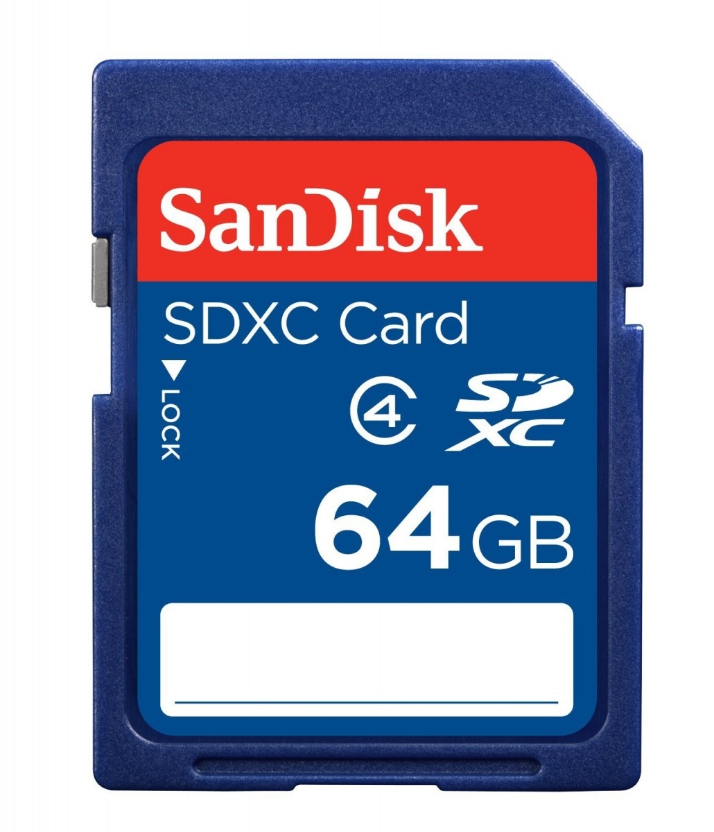 SANDISK SanDisk 64GB SDXC Classe 4 - SUPPORTI PER LA MEMORIZZAZIONE | TecnoCARE.net Sabaudia, Latina, Terracina, San Felice Circeo e Pontinia