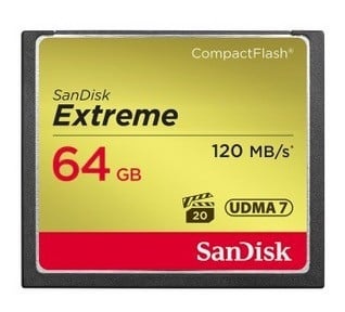 SANDISK SanDisk CF Extreme 64GB CompactFlash - SUPPORTI PER LA MEMORIZZAZIONE | TecnoCARE.net Sabaudia, Latina, Terracina, San Felice Circeo e Pontinia