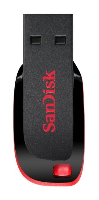 SANDISK SanDisk Cruzer Blade unità flash USB 128 GB USB tipo A 2.0 Nero, Rosso - SUPPORTI PER LA MEMORIZZAZIONE | TecnoCARE.net Sabaudia, Latina, Terracina, San Felice Circeo e Pontinia