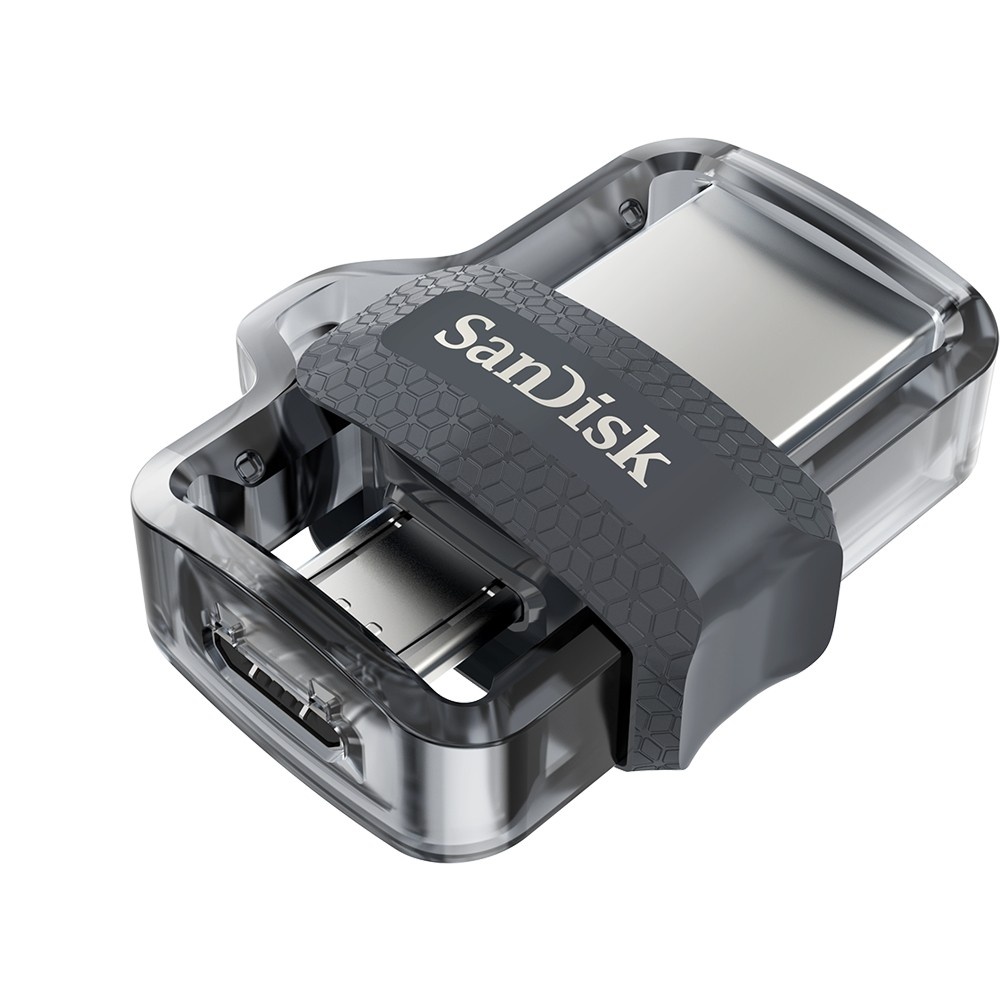 SANDISK SanDisk Ultra Dual m3.0 unità flash USB 256 GB USB Type-A / Micro-USB 3.2 Gen 1 (3.1 Gen 1) Nero, Argento, Trasparente - SUPPORTI PER LA MEMORIZZAZIONE | TecnoCARE.net Sabaudia, Latina, Terracina, San Felice Circeo e Pontinia