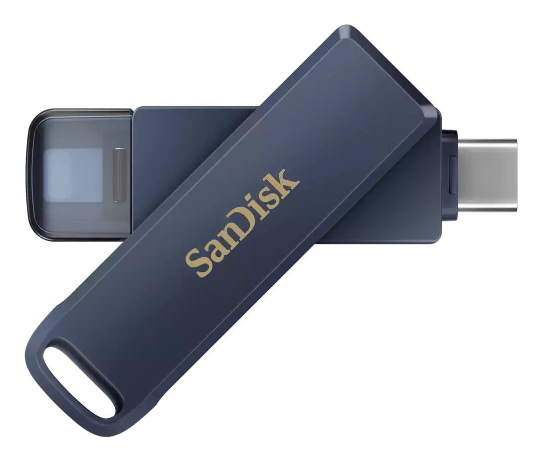 SANDISK SanDisk iXpand unità flash USB 256 GB USB Type-C / Lightning 3.2 Gen 1 (3.1 Gen 1) Blu - SUPPORTI PER LA MEMORIZZAZIONE | TecnoCARE.net Sabaudia, Latina, Terracina, San Felice Circeo e Pontinia