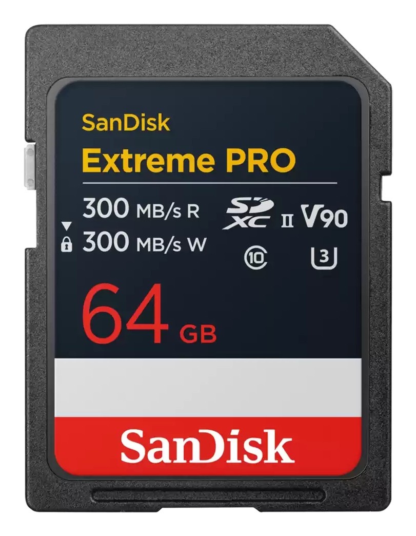 SANDISK SanDisk Extreme PRO 64 GB SDXC UHS-II Classe 10 - SUPPORTI PER LA MEMORIZZAZIONE | TecnoCARE.net Sabaudia, Latina, Terracina, San Felice Circeo e Pontinia
