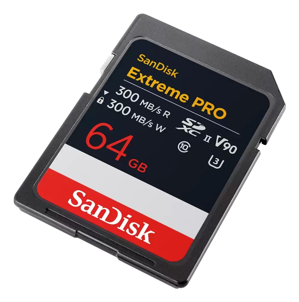 SANDISK SanDisk Extreme PRO 64 GB SDXC UHS-II Classe 10 - SUPPORTI PER LA MEMORIZZAZIONE | TecnoCARE.net Sabaudia, Latina, Terracina, San Felice Circeo e Pontinia