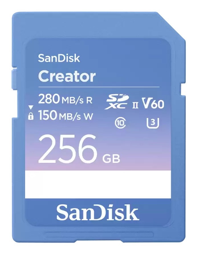 SANDISK SanDisk Creator 256 GB SDXC UHS-II Classe 10 - SUPPORTI PER LA MEMORIZZAZIONE | TecnoCARE.net Sabaudia, Latina, Terracina, San Felice Circeo e Pontinia