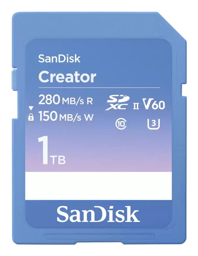 SANDISK SanDisk Creator 1 TB SDXC UHS-II Classe 10 - SUPPORTI PER LA MEMORIZZAZIONE | TecnoCARE.net Sabaudia, Latina, Terracina, San Felice Circeo e Pontinia