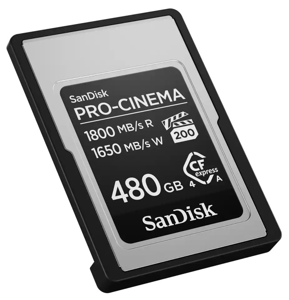 SANDISK SanDisk PRO-CINEMA CFexpress Type A Card - 480GB CFexpress tipo A - SUPPORTI PER LA MEMORIZZAZIONE | TecnoCARE.net Sabaudia, Latina, Terracina, San Felice Circeo e Pontinia