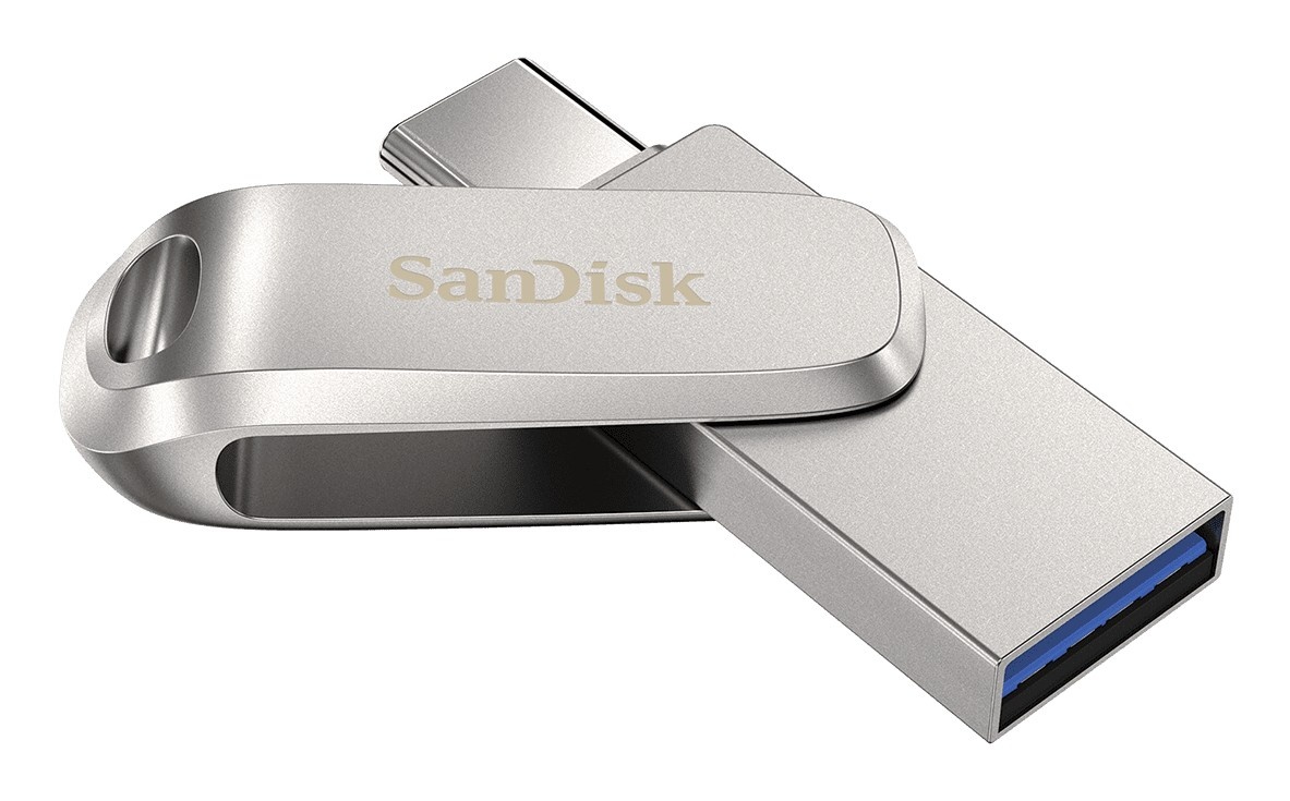 SANDISK SanDisk Ultra Dual Drive Luxe unità flash USB 2 TB USB Type-A / USB Type-C 3.2 Gen 1 (3.1 Gen 1) Argento - SUPPORTI PER LA MEMORIZZAZIONE | TecnoCARE.net Sabaudia, Latina, Terracina, San Felice Circeo e Pontinia