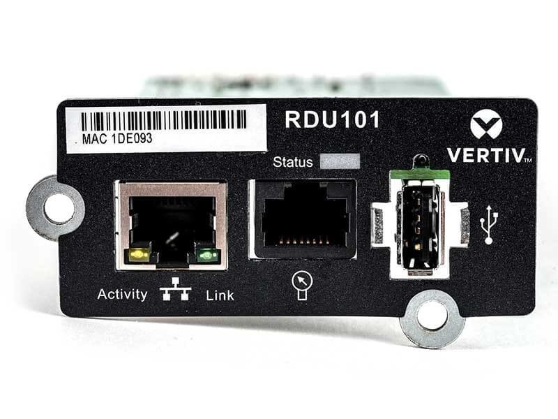 VERTIV Vertiv IntelliSlot RDU101 Interno Ethernet 100 Mbit/s - COMPONENTI | TecnoCARE.net Sabaudia, Latina, Terracina, San Felice Circeo e Pontinia