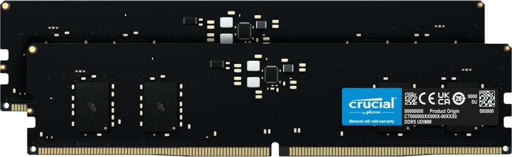 CRUCIAL Modulo di memoria Crucial CT2K8G56C46U5 16 GB 2 x 8 GB DDR5 ECC - COMPONENTI | TecnoCARE.net Sabaudia, Latina, Terracina, San Felice Circeo e Pontinia