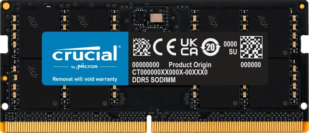 CRUCIAL Crucial CT32G56C46S5 memoria 32 GB 1 x 32 GB DDR5 262-pin SO-DIMM - COMPONENTI | TecnoCARE.net Sabaudia, Latina, Terracina, San Felice Circeo e Pontinia