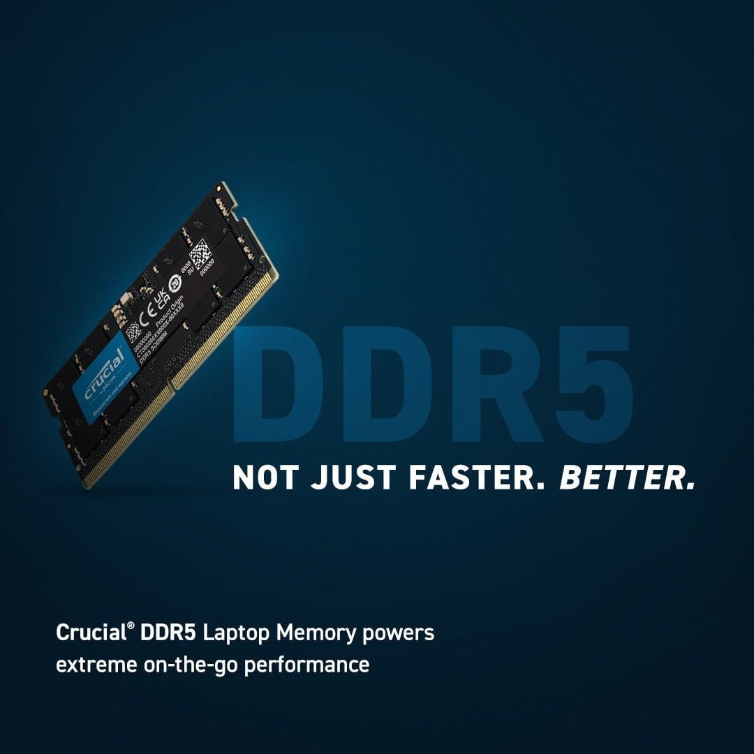 CRUCIAL Crucial CT32G56C46S5 memoria 32 GB 1 x 32 GB DDR5 262-pin SO-DIMM - COMPONENTI | TecnoCARE.net Sabaudia, Latina, Terracina, San Felice Circeo e Pontinia
