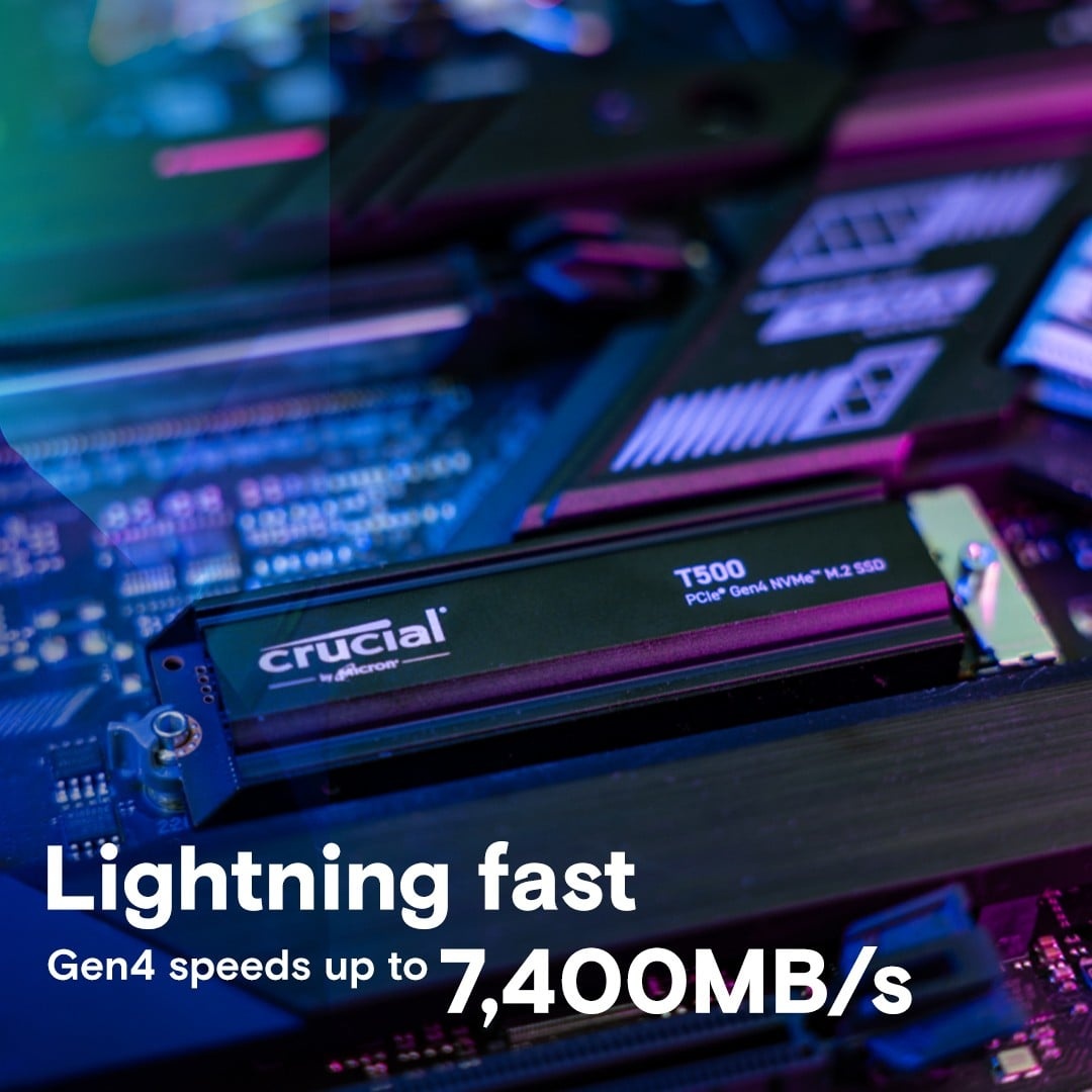 CRUCIAL Crucial T500 4 TB M.2 PCI Express 4.0 NVMe - SUPPORTI PER LA MEMORIZZAZIONE | TecnoCARE.net Sabaudia, Latina, Terracina, San Felice Circeo e Pontinia