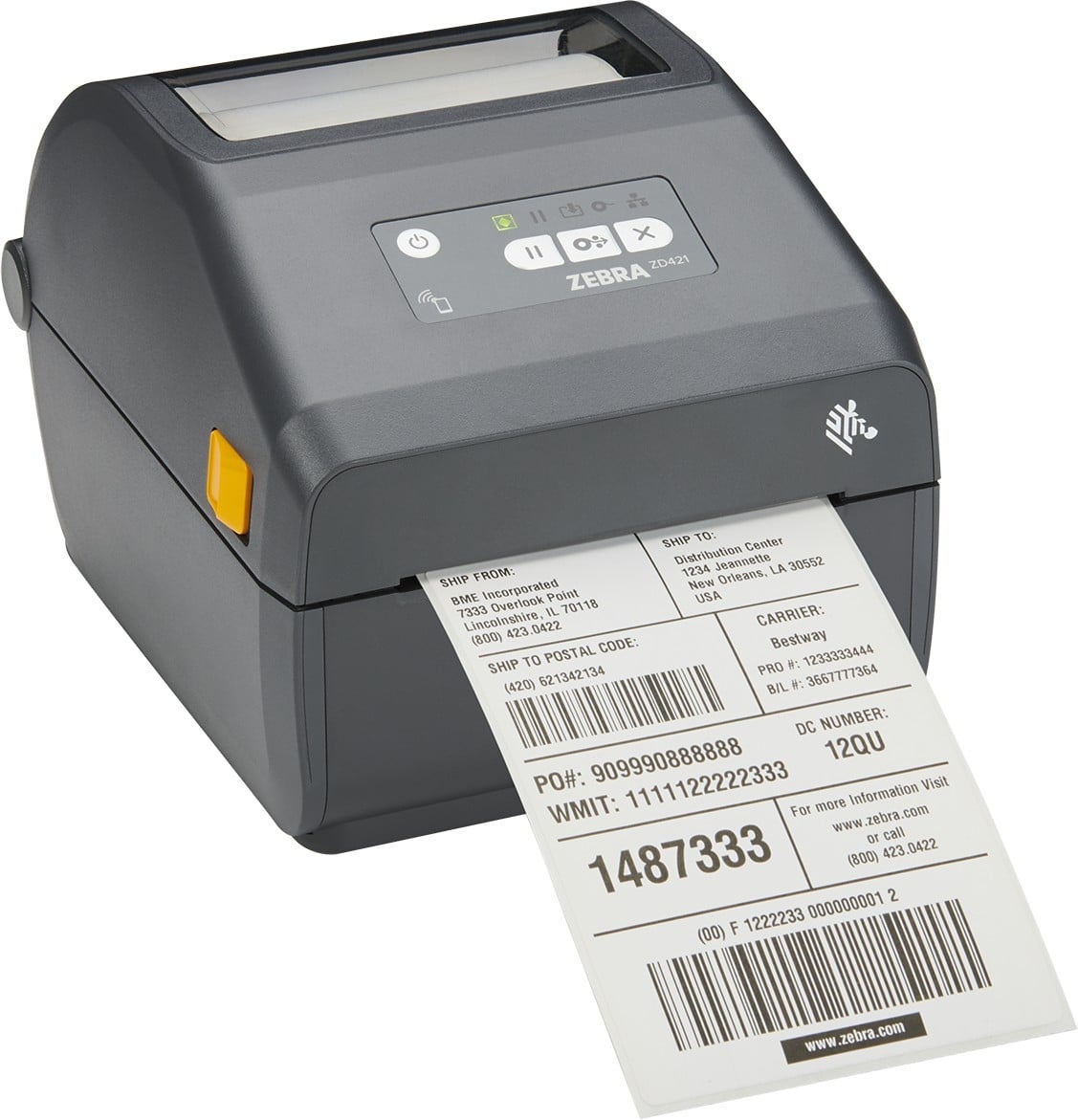 ZEBRA Zebra ZD421 stampante per etichette (CD) Trasferimento termico 300 x 300 DPI 305 mm/s Con cavo e senza cavo Wi-Fi Bluetooth - STAMPANTI E SCANNER | TecnoCARE.net Sabaudia, Latina, Terracina, San Felice Circeo e Pontinia