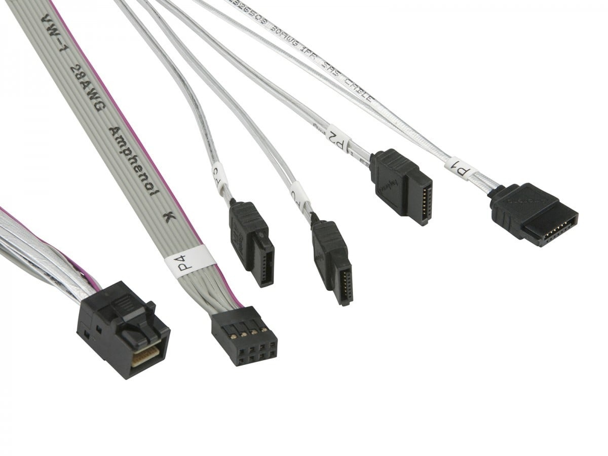 SUPERMICRO Supermicro MiniSAS / 4 SATA 0.55 m 0,55 m Grigio, Bianco - CAVI PER COMPUTER E PERIFERICHE | TecnoCARE.net Sabaudia, Latina, Terracina, San Felice Circeo e Pontinia