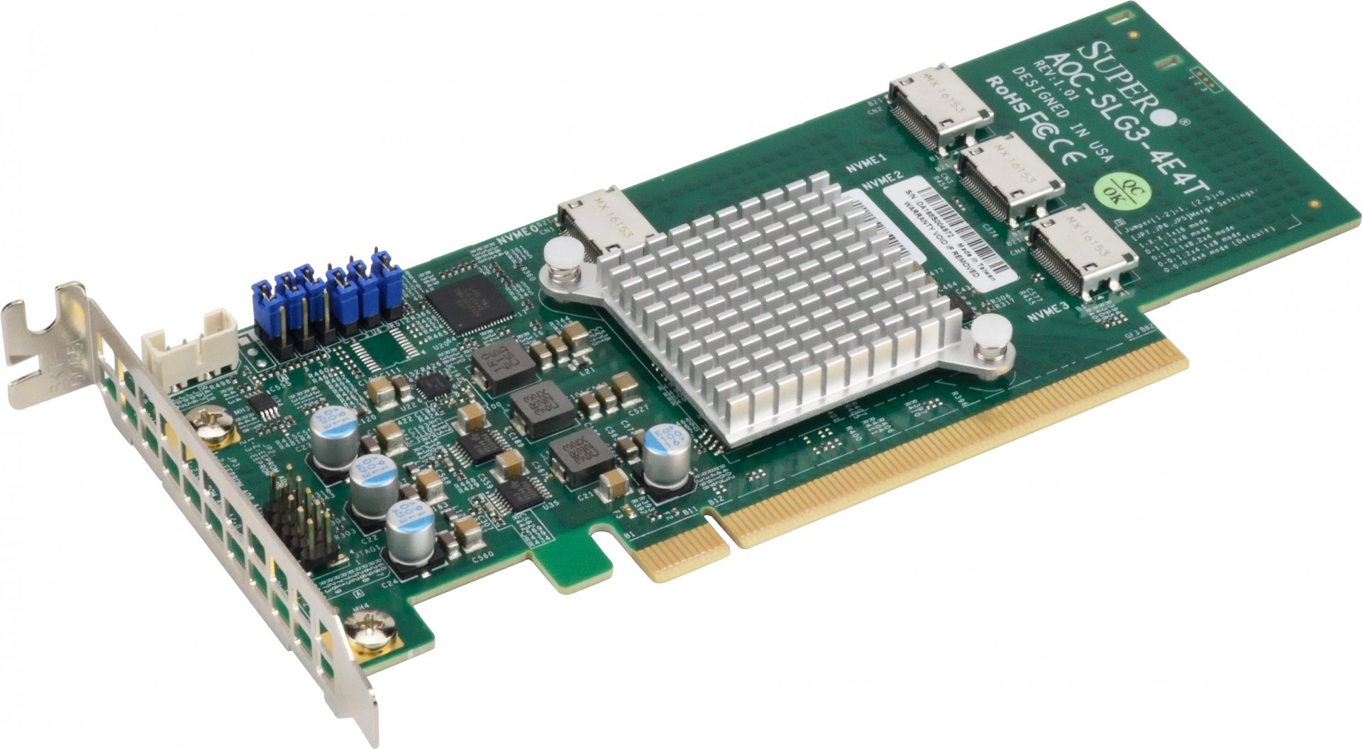 SUPERMICRO Supermicro AOC-SLG3-4E4T scheda di interfaccia e adattatore Interno OcuLink - COMPONENTI | TecnoCARE.net Sabaudia, Latina, Terracina, San Felice Circeo e Pontinia