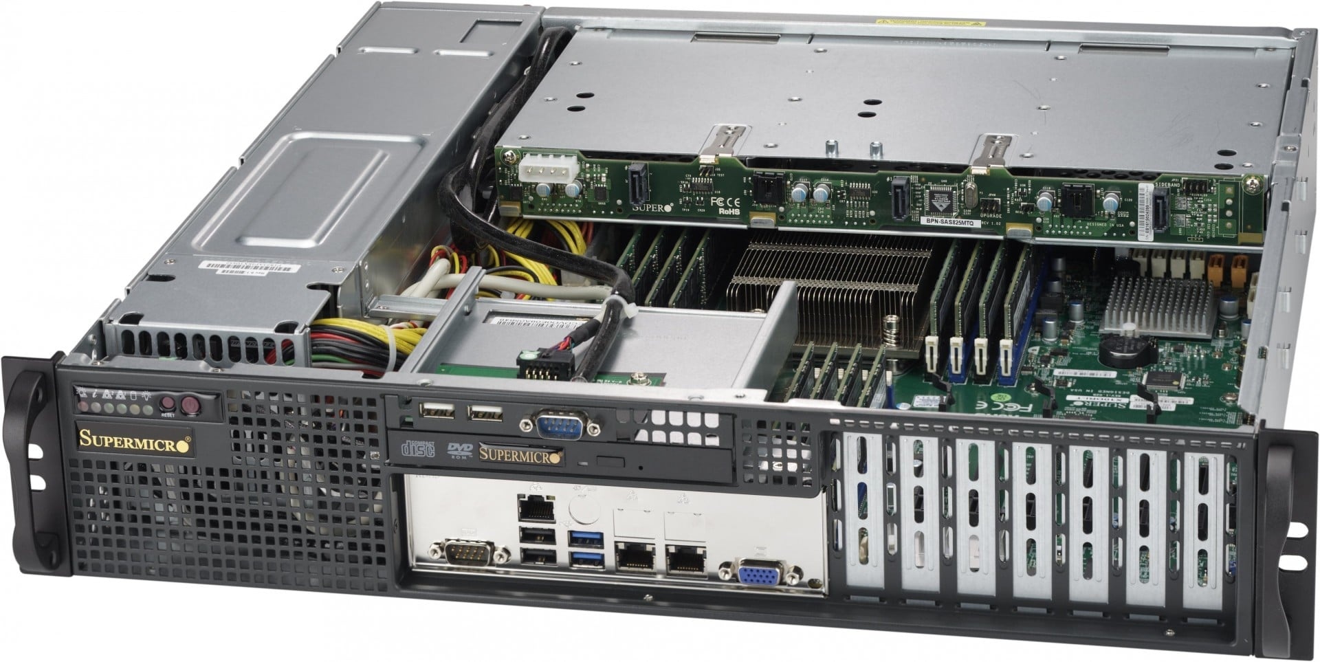 SUPERMICRO Supermicro SuperChassis 823MTQC-R802LPB Supporto Nero 800 W - COMPONENTI | TecnoCARE.net Sabaudia, Latina, Terracina, San Felice Circeo e Pontinia