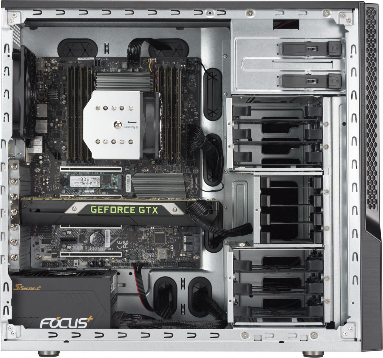 SUPERMICRO Supermicro SuperChassis GS5A-754K Midi Tower Nero, Grigio 750 W - COMPONENTI | TecnoCARE.net Sabaudia, Latina, Terracina, San Felice Circeo e Pontinia