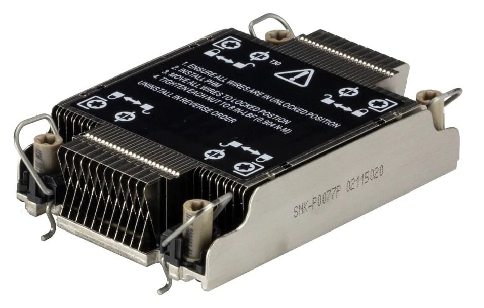 SUPERMICRO Supermicro SNK-P0077P sistema di raffreddamento per computer Processore Dissipatore di calore/Radiatore Nero, Acciaio inossidabile - COMPONENTI | TecnoCARE.net Sabaudia, Latina, Terracina, San Felice Circeo e Pontinia