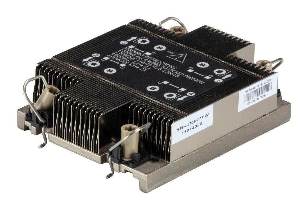 SUPERMICRO Supermicro SNK-P0077PW sistema di raffreddamento per computer Processore Dissipatore di calore/Radiatore Nero, Acciaio inossidabile - COMPONENTI | TecnoCARE.net Sabaudia, Latina, Terracina, San Felice Circeo e Pontinia