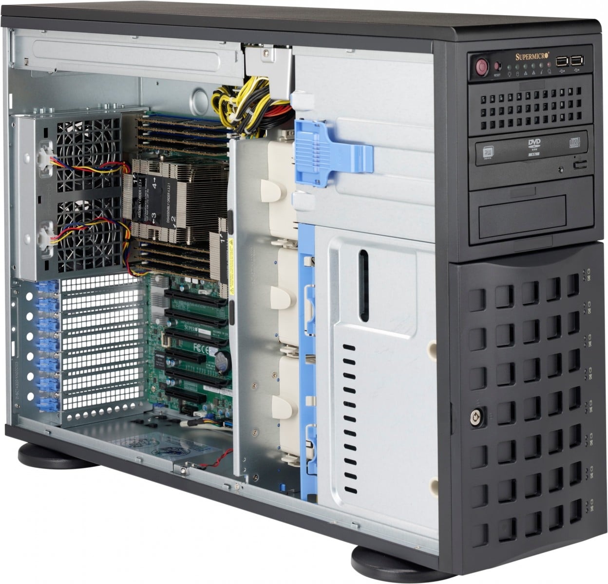 SUPERMICRO Supermicro CSE-745BAC-R1K23B computer case Full Tower Nero 1230 W - COMPONENTI | TecnoCARE.net Sabaudia, Latina, Terracina, San Felice Circeo e Pontinia
