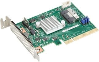 SUPERMICRO Supermicro AOC-SLG4-2E4T-O 2-Port Retimer, x8 PCIe Gen 4, Low Profile AOC, RoHS - COMPONENTI | TecnoCARE.net Sabaudia, Latina, Terracina, San Felice Circeo e Pontinia
