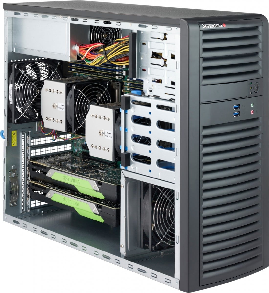 SUPERMICRO Supermicro CSE-732D3-1K26B Black SC732D3 Tower Chassis W 1200W PS2 PWS,RoHS - COMPONENTI | TecnoCARE.net Sabaudia, Latina, Terracina, San Felice Circeo e Pontinia