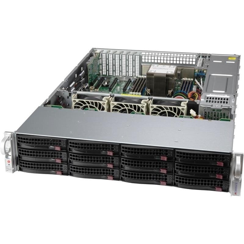 SUPERMICRO Supermicro CSE-826BAC12-R802LPB [NR]Black 2U SC826B LP Chassis, Red. 800W Power,RoHS - COMPONENTI | TecnoCARE.net Sabaudia, Latina, Terracina, San Felice Circeo e Pontinia