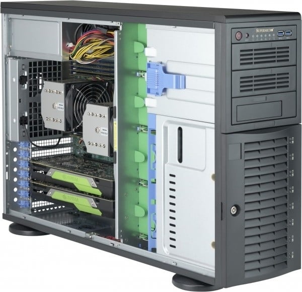 SUPERMICRO Supermicro CSE-743AC-1K26B-SQ computer case Full Tower Nero 1200 W - COMPONENTI | TecnoCARE.net Sabaudia, Latina, Terracina, San Felice Circeo e Pontinia