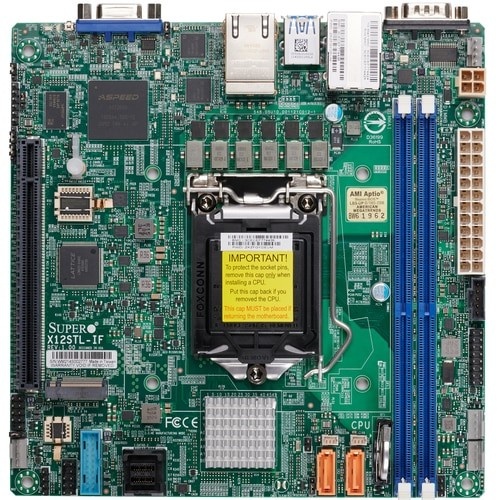 SUPERMICRO Supermicro MBD-X12STL-IF LGA 1200 (Socket H5) mini ITX - COMPONENTI | TecnoCARE.net Sabaudia, Latina, Terracina, San Felice Circeo e Pontinia