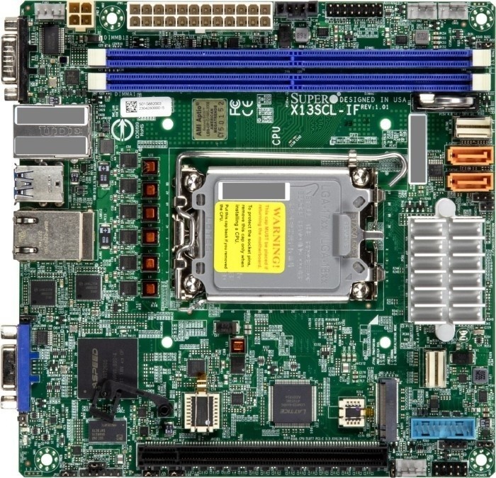 SUPERMICRO Supermicro scheda madre MBD-X13SCL-IF-B Socket V0 Mini-ITX - COMPONENTI | TecnoCARE.net Sabaudia, Latina, Terracina, San Felice Circeo e Pontinia