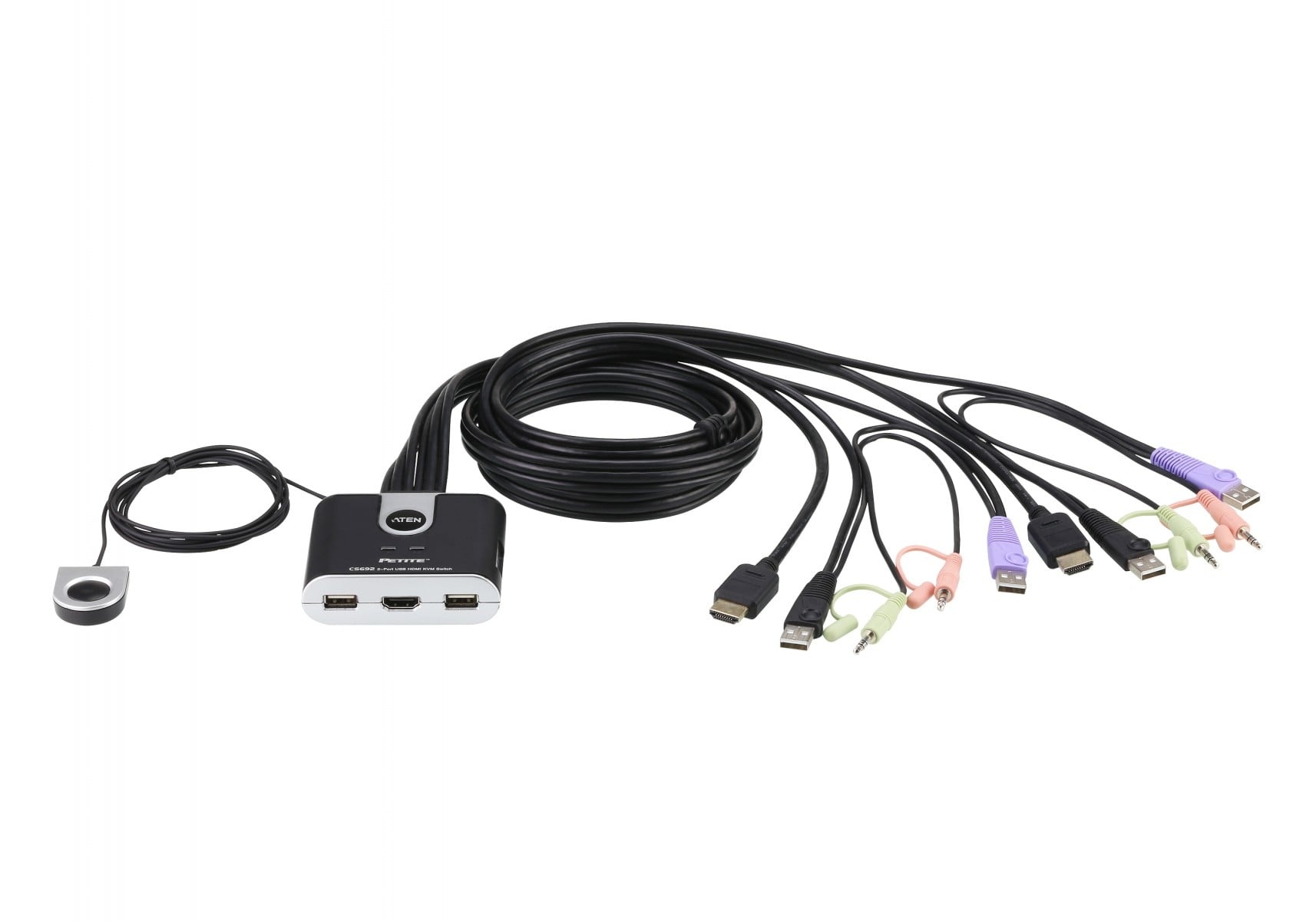 ATEN ATEN CS692 Interruttore KVM USB HDMI Risoluzione 1920x1200 Nero - TASTIERE E CONTROLLER | TecnoCARE.net Sabaudia, Latina, Terracina, San Felice Circeo e Pontinia