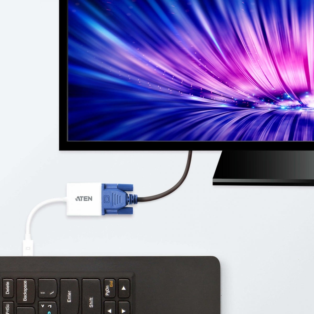 ATEN ATEN VC920-AT cavo e adattatore video Mini DisplayPort VGA (D-Sub) Bianco - CAVI PER COMPUTER E PERIFERICHE | TecnoCARE.net Sabaudia, Latina, Terracina, San Felice Circeo e Pontinia