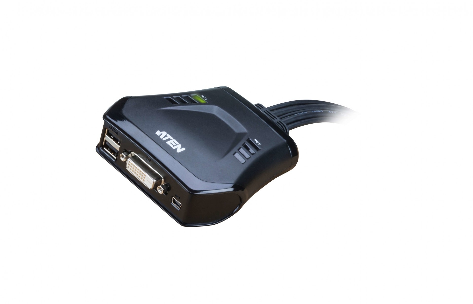 ATEN ATEN Switch KVM cavo USB DVI a 2 porte con selettore porta remota - TASTIERE E CONTROLLER | TecnoCARE.net Sabaudia, Latina, Terracina, San Felice Circeo e Pontinia