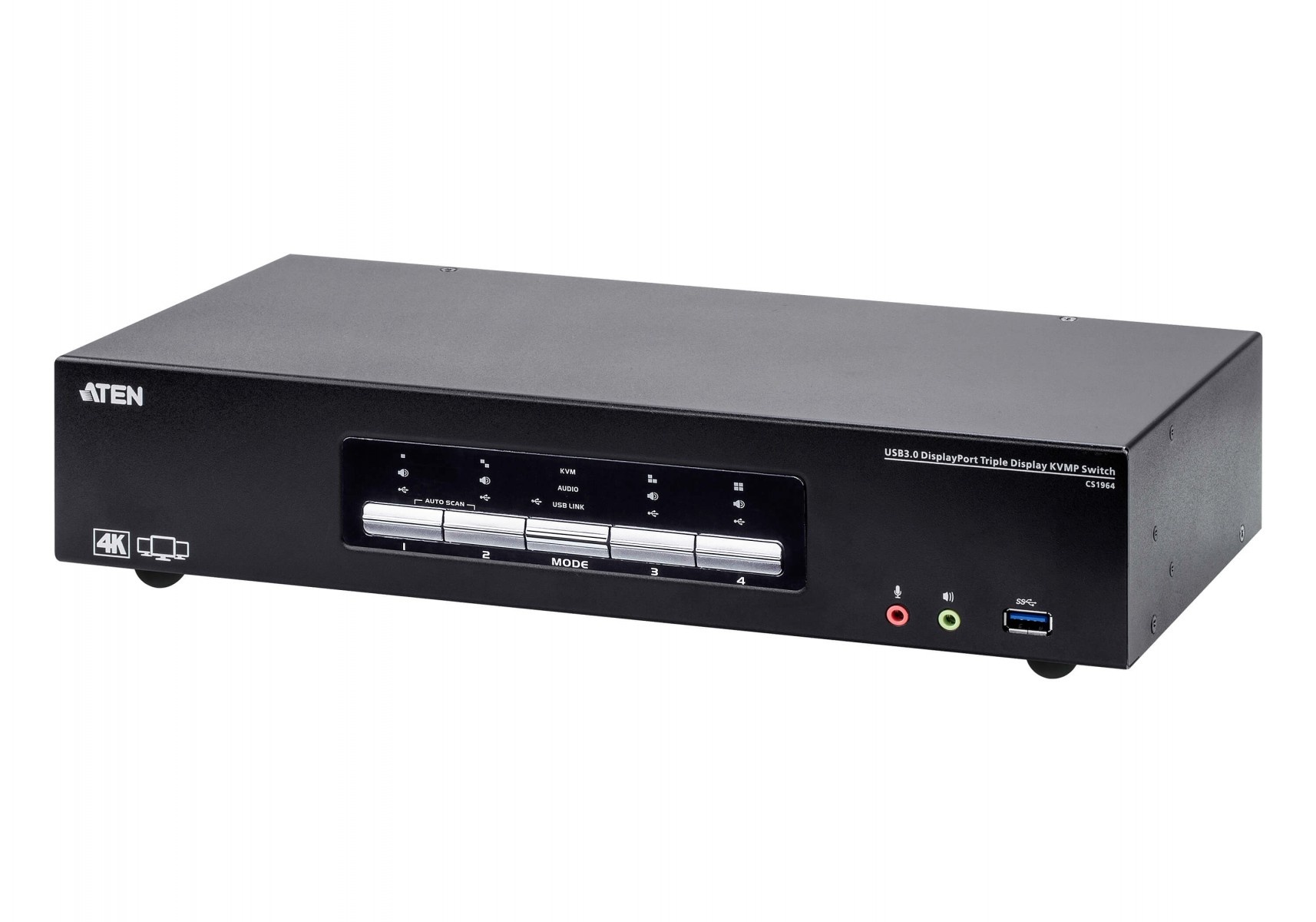 ATEN ATEN CS1964-AT-G switch per keyboard-video-mouse (kvm) Nero - TASTIERE E CONTROLLER | TecnoCARE.net Sabaudia, Latina, Terracina, San Felice Circeo e Pontinia