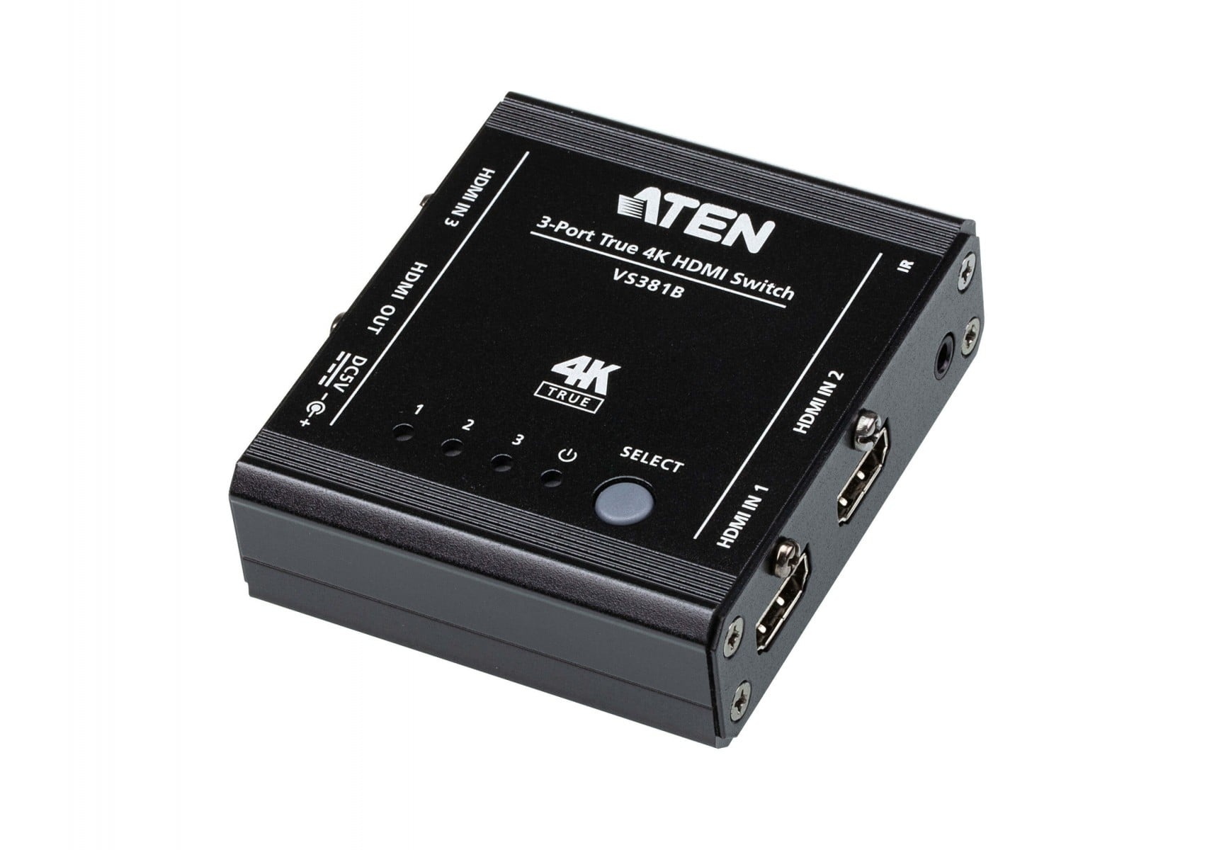 ATEN 3-Port True 4K HDMI Switch - ELABORAZIONI E DISTRIBUZIONI DEL SEGNALE | TecnoCARE.net Sabaudia, Latina, Terracina, San Felice Circeo e Pontinia