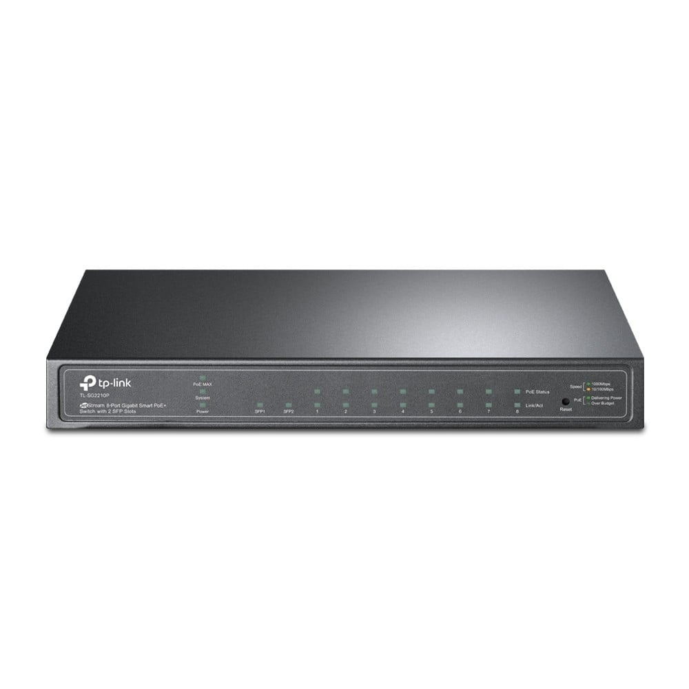TP-LINK TP-Link TL-SG2210P Gestito L2 Gigabit Ethernet (10/100/1000) Supporto Power over Ethernet (PoE) Nero - RETI | TecnoCARE.net Sabaudia, Latina, Terracina, San Felice Circeo e Pontinia