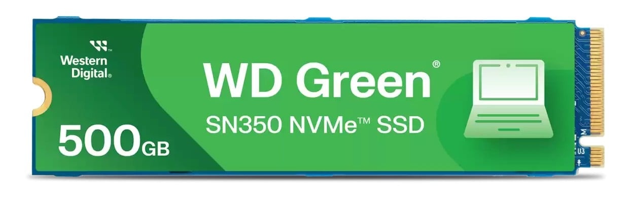 SANDISK Western Digital Green SN350 500 GB M.2 PCI Express 3.0 NVMe TLC - SUPPORTI PER LA MEMORIZZAZIONE | TecnoCARE.net Sabaudia, Latina, Terracina, San Felice Circeo e Pontinia
