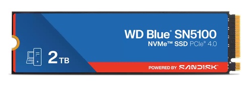 SANDISK Western Digital WD Blue SN5100 2 TB M.2 PCI Express 4.0 NVMe QLC 3D NAND - SUPPORTI PER LA MEMORIZZAZIONE | TecnoCARE.net Sabaudia, Latina, Terracina, San Felice Circeo e Pontinia