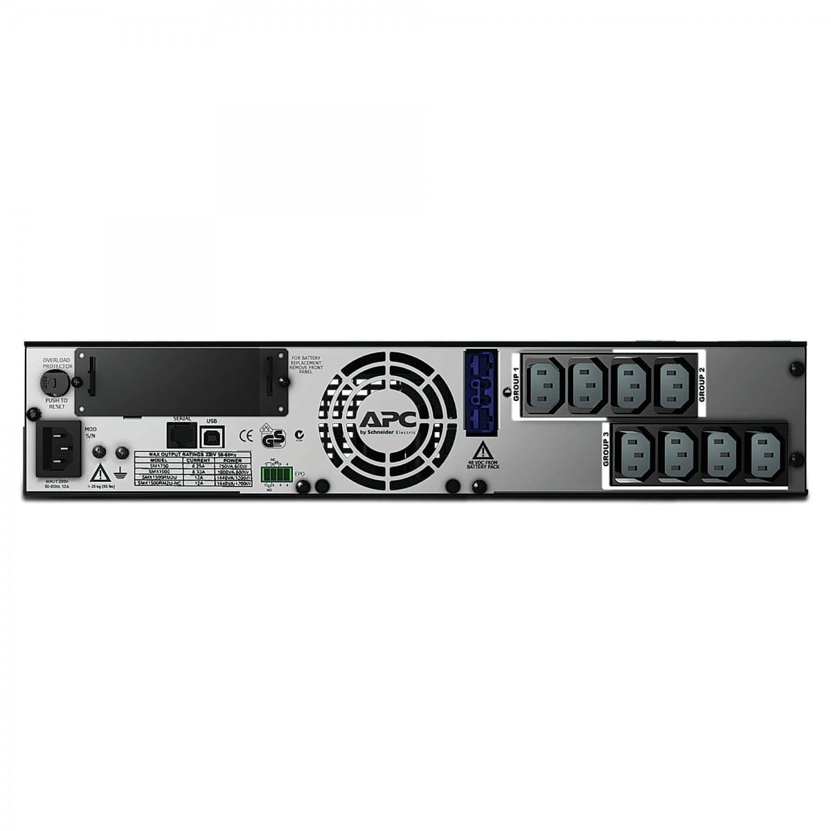 APC BY SCHNEIDER ELECTRIC APC SMX1500RMI2U Smart-UPS X 1500VA UPS da rack con tempo di funzionamento espandibile - BATTERIE E ALIMENTATORI | TecnoCARE.net Sabaudia, Latina, Terracina, San Felice Circeo e Pontinia
