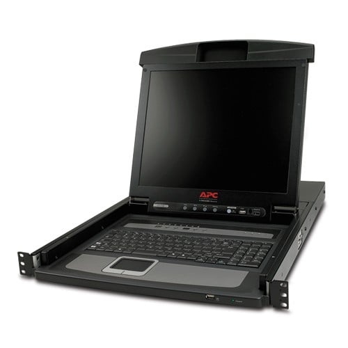 APC BY SCHNEIDER ELECTRIC Console LCD da rack da 17" con switch KVM analogico integrato a 8 porte - COMPONENTI | TecnoCARE.net Sabaudia, Latina, Terracina, San Felice Circeo e Pontinia