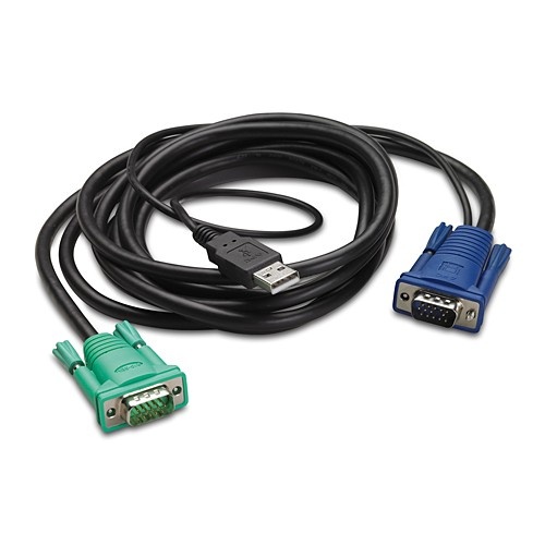 APC BY SCHNEIDER ELECTRIC Cavo USB LCD/KVM integrato per rack APC - 10 piedi (3 m) - CAVI PER COMPUTER E PERIFERICHE | TecnoCARE.net Sabaudia, Latina, Terracina, San Felice Circeo e Pontinia