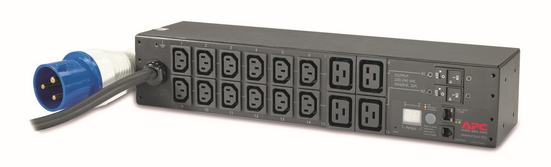 APC APC AP7822B unità di distribuzione dell'energia (PDU) 16 presa(e) AC 2U Nero - BATTERIE E ALIMENTATORI | TecnoCARE.net Sabaudia, Latina, Terracina, San Felice Circeo e Pontinia