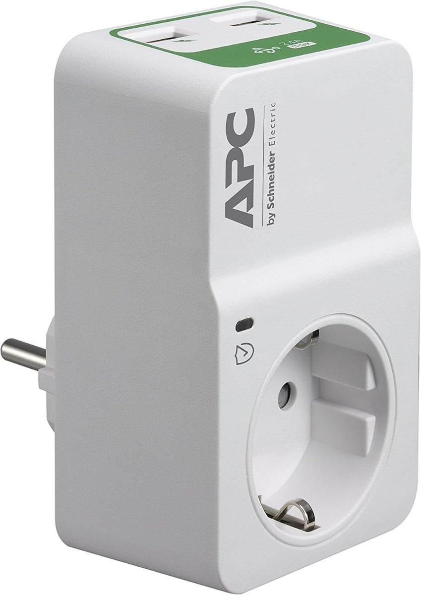 APC BY SCHNEIDER ELECTRIC APC PM1WU2-GR protezione da sovraccarico Bianco 1 presa(e) AC 230 V - PROTEZIONE CIRCUITI | TecnoCARE.net Sabaudia, Latina, Terracina, San Felice Circeo e Pontinia