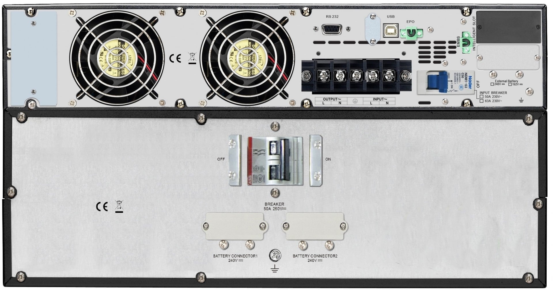 APC BY SCHNEIDER ELECTRIC APC Easy UPS SRV RM 6000VA 230V con pacco batteria esterno, con kit di montaggio - BATTERIE E ALIMENTATORI | TecnoCARE.net Sabaudia, Latina, Terracina, San Felice Circeo e Pontinia