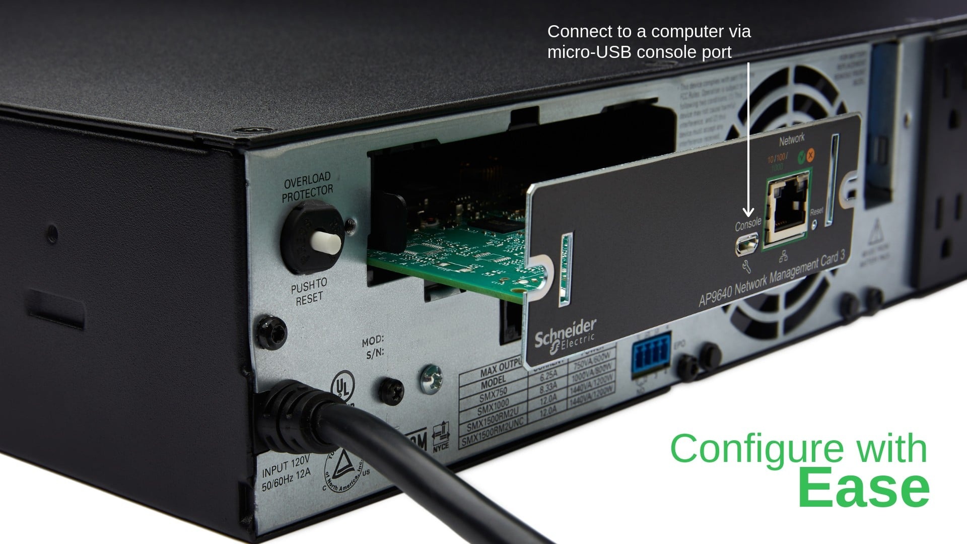 APC BY SCHNEIDER ELECTRIC Scheda di gestione della rete UPS 3 - BATTERIE E ALIMENTATORI | TecnoCARE.net Sabaudia, Latina, Terracina, San Felice Circeo e Pontinia