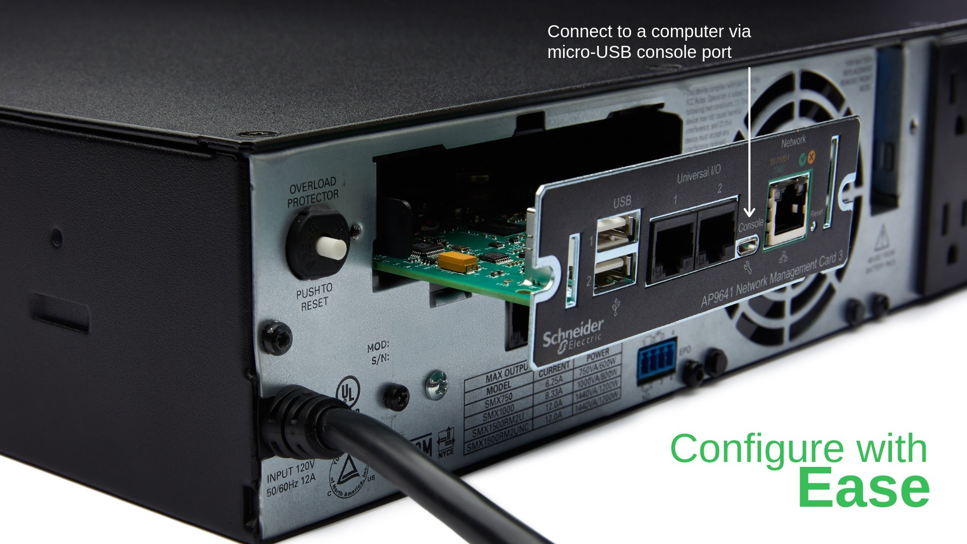 APC BY SCHNEIDER ELECTRIC Scheda di gestione della rete UPS 3 con monitoraggio ambientale - BATTERIE E ALIMENTATORI | TecnoCARE.net Sabaudia, Latina, Terracina, San Felice Circeo e Pontinia